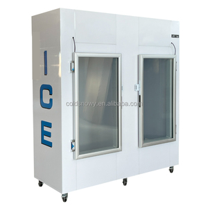 La porta interna di vetro di stoccaggio del ghiaccio di stoccaggio del ghiaccio del frigorifero di alta qualità non sarà mai usata come frigorifero - Product Image 4