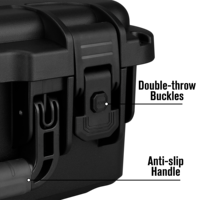 Estuche Protector Rígido Impermeable IP67 con Asa, Orificios para Candado, Válvula de Aire, Resistente, para Transporte y Almacenamiento de Herramientas, OEM/ODM, 18.8L