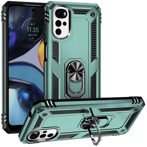 Giảm Giá Mạnh Cho Motorola Moto G22 Ốp Điện Thoại Có Giá Đỡ TPU + PC Chống Sốc Ốp Điện Thoại Di Động TPU Chắc Chắn