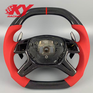 Volante de Fibra de Carbono Personalizado para Mercedes Benz Clase G CLK500 E550 E350 E320 G63 G500 GL63 G65 GL350 GL550 W463 E63 - Product Image 1
