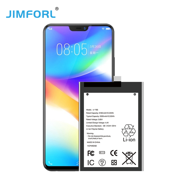 OEM Rechargeable Li-ion Polymer Battery for VIVO V9/VIVO Y85 Mobile Phone Replacement Brand New 1 Year Warranty in Stock