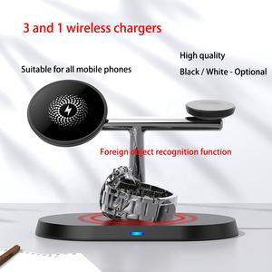 Base de Carga Inalámbrica Qi2 de 25W 30W, Carga Rápida para <span class=keywords><strong>iPhone</strong></span> 17 16 15 14 13 <span class=keywords><strong>12</strong></span>, iWatch, <span class=keywords><strong>Airpods</strong></span>, Estación de Carga Inalámbrica 3 en 1 - Product Image 6