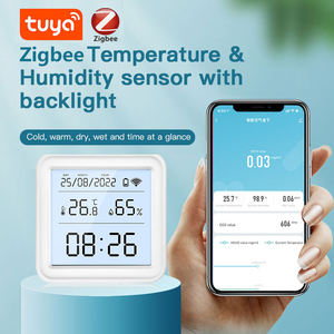 Sensor de Temperatura y Humedad Zigbee Tuya ZTH08 con Pantalla LCD Digital, Compatible con la Aplicación Smart Life, Enlace Inteligente - Product Image 2