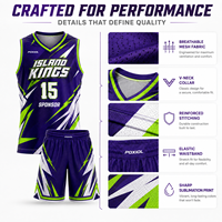 Maillots de basketball personnalisés pour hommes – Ensembles d'uniformes d'équipe sublimés Philippines – Tissu respirant haute performance – Faible MOQ pour ligues et clubs