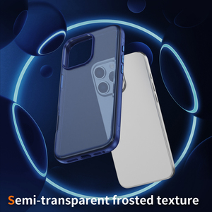 <span class=keywords><strong>Funda</strong></span> de teléfono mate para <span class=keywords><strong>iPhone</strong></span> 16 Pro Max 14 15 <span class=keywords><strong>13</strong></span> 12 <span class=keywords><strong>Mini</strong></span> <span class=keywords><strong>funda</strong></span> de lujo suave TPU duro PC a prueba de golpes para <span class=keywords><strong>iPhone</strong></span> 16E 17 Air 17Plus - Product Image 6