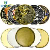 Pièces de monnaie vierges en métal de qualité supérieure, conçues sur mesure, pour collection, artisanat, cadeau souvenir, pièce de défi, vente chaude