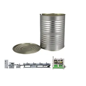Round food biscuit tin can production line