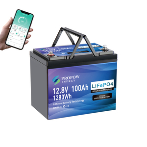 Propow Lead Acid <b>Batteries</b> Replacement <b>12V</b> 100Ah <b>Battery</b> for Marine Solar - Product Image 2