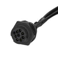 Arnés de cables de lector de código J1939 Deutsch ELD personalizado 9 pines 26AWG cobre puro 12V/24V accesorio universal