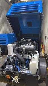 Compresseur <span class=keywords><strong>mobile</strong></span> mini KY LIUTECH 050-7 185CFM 7 bars, neuf, lubrifié, avec composants essentiels : moteur et châssis. - Product Image 6