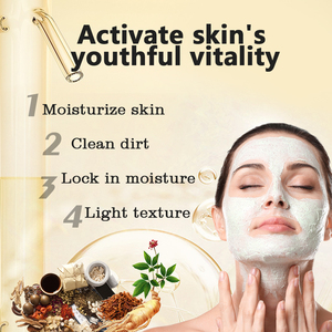 Logo personnalisable Masque crème pour le visage Seven Seeds Power Eggshell Éclaircit et nettoie la peau sujette à l'acné Gelée faciale douce - Product Image 6