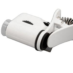 TH7004CB 55X 미니 포켓 휴대용 클립온 현미경 LED 라이트 확대경 모든 스마트폰용 - Product Image 1