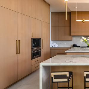 Set di Mobili da <span class=keywords><strong>Cucina</strong></span> Modulari in Legno di Lusso Moderni per Villa, Casa di Campagna, Ufficio - Product Image 2