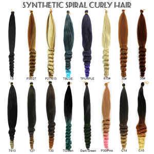 Synthétique pré-étiré facile à tresser Crochet cheveux doux Yaki avec des extrémités ondulées bouclées Texture cheveux pour les femmes réglage de la prise d'eau, - Product Image 2