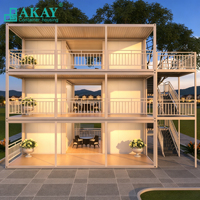 Maison conteneur modulaire évolutible, résistante au vent et aux tremblements de terre, structure en acier préfabriquée pour les projets de construction de bureaux