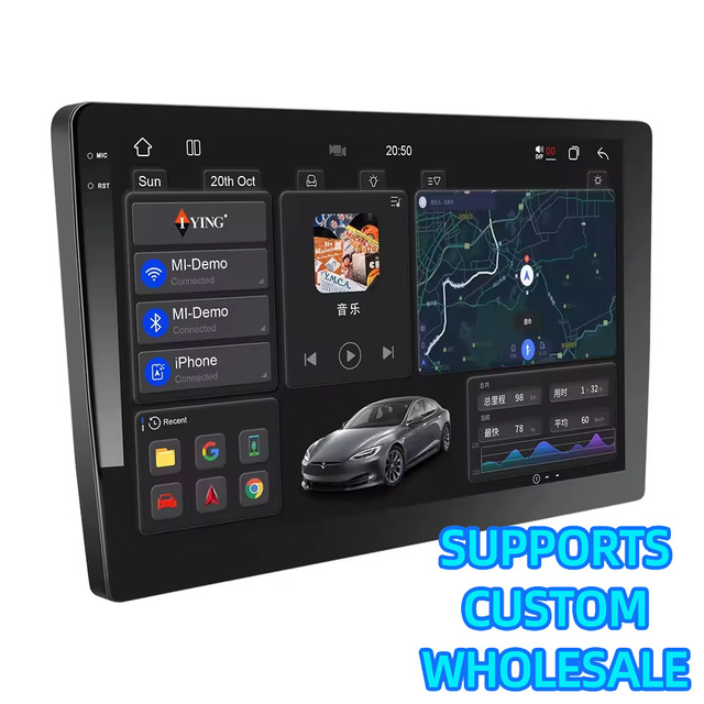 Android 13 Inch MP5 Player 2.5D-IPS Capacitive Touch Screen Multimedia Video Player Navigation GPS Car DVD Player