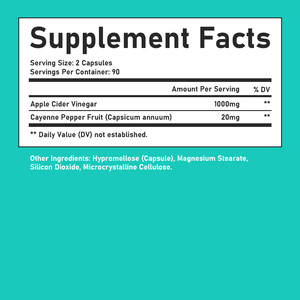 Bestselling Apple Cider <b>Vinegar</b> Capsules Metabolism Support Digestive Heakth Detox & Cleanse Boost Immune Function - Product Image 6