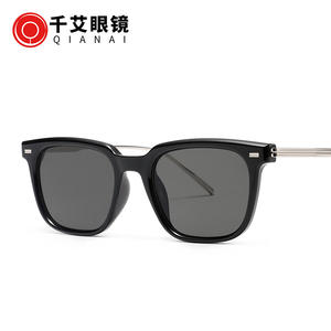 แว่นกันแดดสไตล์ Gm กรอบสีดำ เลนส์พีซี ป้องกันรังสียูวี 400 สำหรับทุกเพศ รุ่น 3 แว่นกันแดด ดีไซน์สี่เหลี่ยม - Product Image 3