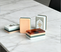 Tuiles de Mahjong en Acrylique Personnalisées de Haute Qualité Style Classique Qualité Casino Professionnelle Couleurs et Motifs Personnalisables Écologiques
