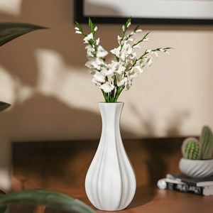 DM1164 DIY Mini boyun beton vazo kalıp 3D şerit kurutulmuş saksı ekici alçı süsler reçine kalıpları ev dekorasyon için - Product Image 3