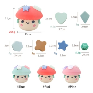 Paisen Safe Silicone fungo costruzione Puzzle per bambini di <span class=keywords><strong>3</strong></span> <span class=keywords><strong>anni</strong></span> sviluppo sensoriale giocattolo educativo per il <span class=keywords><strong>gioco</strong></span> della famiglia - Product Image 3