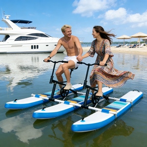 Vélo aquatique à montage rapide, installation facile, vélo gonflable pour un plaisir aquatique immédiat, amusement et spontanéité - Product Image 1