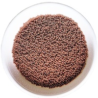 Vente en gros de billes de cuivre massif de 0,35 mm, 0,5 mm, 0,7 mm, 0,8 mm, 1 mm, 2 mm, petites billes de cuivre pur pour interrupteur