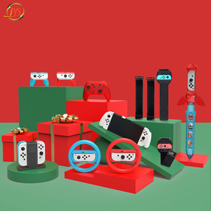 JYS-NS246 Set de Juego 10 en 1 <span class=keywords><strong>para</strong></span> <span class=keywords><strong>Nintendo</strong></span> <span class=keywords><strong>Switch</strong></span>, Paquete de Accesorios de Juego con <span class=keywords><strong>Volante</strong></span>, Correa <span class=keywords><strong>para</strong></span> la Muñeca y Agarres - Product Image 4