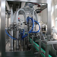Machine automatique de remplissage et de bouchage de pots de miel, machine de remplissage de liquides de 250 g pour beurre de cacahuète, mayonnaise, bouteille