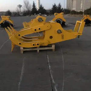 New Hydraulic Grapple Attachments For Excavators Scrap Metal Peel Grab From China