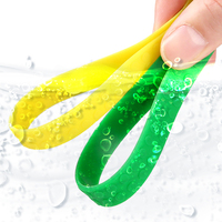 Bande d'exercice élastique en silicone réutilisable pour orteils, boucle de résistance pour hallux valgus, sangle d'étirement, anneau d'entraînement pour pieds avec points antidérapants