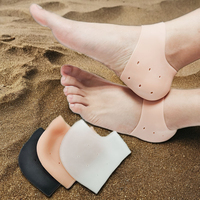 Chaussettes en gel pour soins des pieds, respirantes, coussinets souples en silicone, protège-talons, protection des crevasses de la cheville et des chaussures, soulagement de la douleur du hallux valgus, hydratantes, SEBS