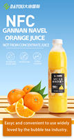 NFC bevroren sinaasappelsap drank, een sapdistributeur, kan worden gebruikt als grondstof voor bubble tea.