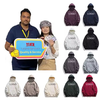 Sweat-shirt à capuche en coton 100% de qualité supérieure, 420 g/m², impression en relief personnalisée, streetwear populaire, survêtement pour homme