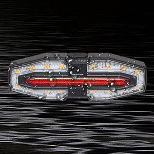 Bike Tail <b>Light</b> with Turn Signals <b>Wireless</b> Remote Control Led Rear <b>Light</b> USB Rechargeable Safety Cycling <b>Light</b> - Product Image 3