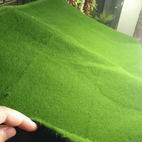 Tapis de mousse artificielle vert terreux avec granulés de terre et base floquée pour terrarium, bonsaï, modèle de diorama, décoration de paysage
