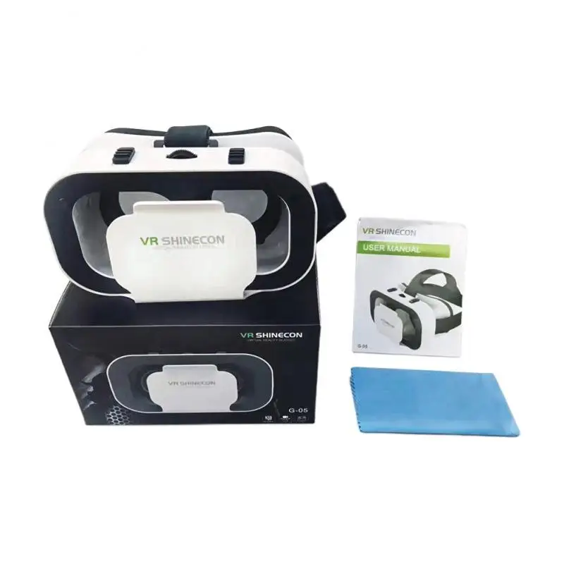 Neue 3D VR-Spiele Virtual Reality Box für mobile Gaming-Brillen kompatibel mit iPhone Android Phone G05 Met averse Headset Movie