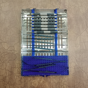 Kit completo micro quirúrgico periodontal 20pc-Blue Titanium DengalSurgical Dental - Product Image 1