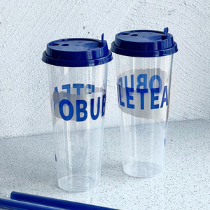 Gobelet <span class=keywords><strong>réutilisable</strong></span> <span class=keywords><strong>en</strong></span> <span class=keywords><strong>plastique</strong></span> transparent PP Gobelets <span class=keywords><strong>en</strong></span> <span class=keywords><strong>plastique</strong></span> avec couvercles Gobelets <span class=keywords><strong>en</strong></span> <span class=keywords><strong>plastique</strong></span> <span class=keywords><strong>dur</strong></span> avec couvercles <span class=keywords><strong>Verre</strong></span> à café glacé - Product Image 5