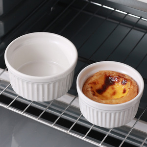 Bol <span class=keywords><strong>à</strong></span> <span class=keywords><strong>soufflé</strong></span> ramequin moderne personnalisé Bol de cuisson en céramique <span class=keywords><strong>à</strong></span> double peau Tasse <span class=keywords><strong>à</strong></span> dessert pour pouding pour gâteau cuit <span class=keywords><strong>à</strong></span> la vapeur <span class=keywords><strong>Moule</strong></span> <span class=keywords><strong>à</strong></span> pain - Product Image 1