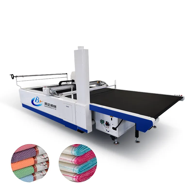 Bangzheng Automatic Feeding Textile/fabric/fabric Layer Cutting Machine For Garment Cnc Textile Fabric Cutting Machine