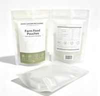 Sachet d'emballage personnalisé refermable avec fermeture éclair en BOPP/VMPET/PE, imprimé numériquement, pour snacks, bonbons et aliments