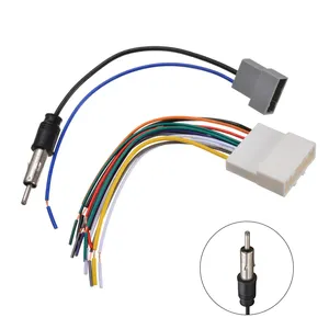 Arnés de cableado de Radio y DVD para coche, Cable de antena estéreo de alto rendimiento, adaptador posventa para coche