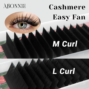 ขนตาปลอมแบบกึ่งทำมือสำหรับต่อขนตาปลอมทำจากผ้าแคชเมียร์แบบง่าย - Product Image 1