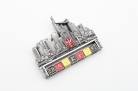 Fournisseur d'usine, conception personnalisée, souvenirs touristiques de Munich, Allemagne, cadeaux, décoration de la maison, artisanat, aimant de réfrigérateur 3D