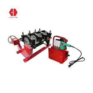 China factory supply PE 63-200mm plastic pipe hdpe manual butt welding machine