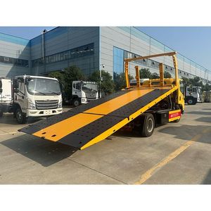 Camion <span class=keywords><strong>de</strong></span> dépannage à plateau plat FAW 4X2 |   Camion <span class=keywords><strong>de</strong></span> sauvetage routier hydraulique, prix direct usine - Product Image 3