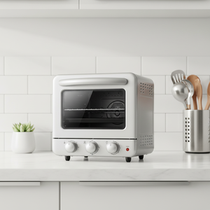 Four à Convection Moderne Carré 24L avec Fonction Friteuse à Air, Four de Comptoir, <span class=keywords><strong>Cuisson</strong></span> <span class=keywords><strong>Sans</strong></span> <span class=keywords><strong>Huile</strong></span>, Revêtement Antiadhésif PTFE, Écran LED, <span class=keywords><strong>Cuisson</strong></span> Rapide, Idéal Hôtellerie - Product Image 1