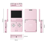 Consolas de Videojuegos New RG SP Anbernic, Pantalla IPS de 3.4 Pulgadas, Linux de 64 Bits, Juegos Retro, Compatible con Multijugador en Línea a Través de Wi-Fi