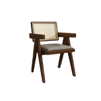 Ensemble table et chaises en bois massif et rotin tressé, style Wabi Sabi, pour café, salon de thé, restaurant occidental et salle à manger décontractée